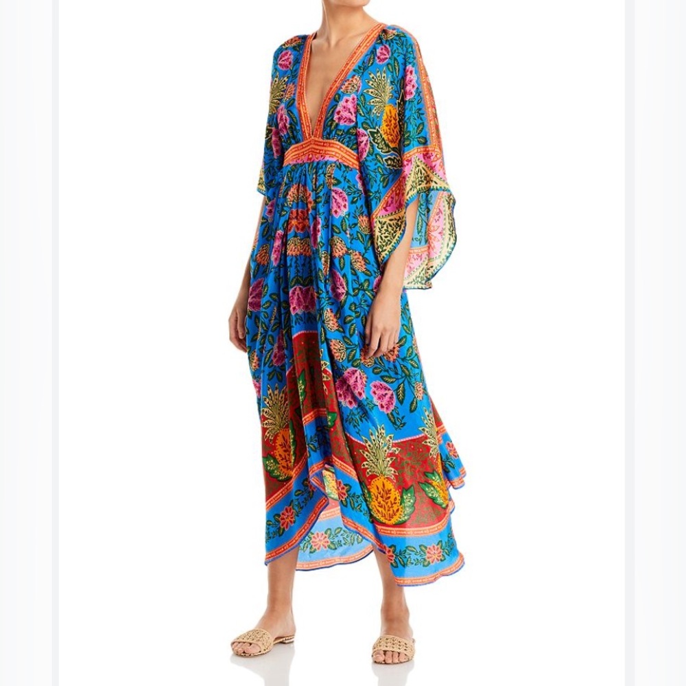 Farm Rio handkerchief skirt dress